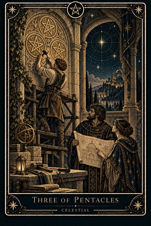 Three of Pentacles