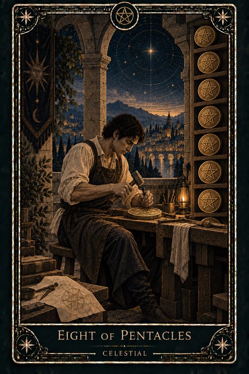 Eight of Pentacles