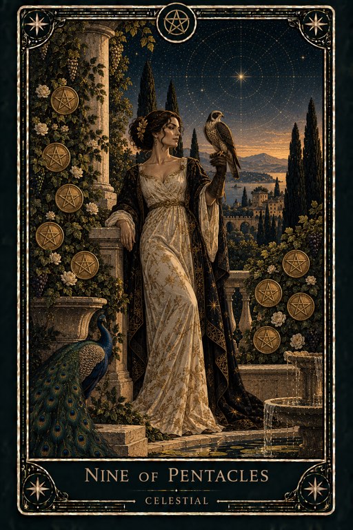 Nine of Pentacles
